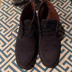 Johnston & Murphy Dark Blue Chukka Boots
